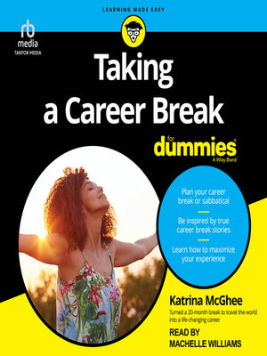 cover image of Taking a Career Break For Dummies